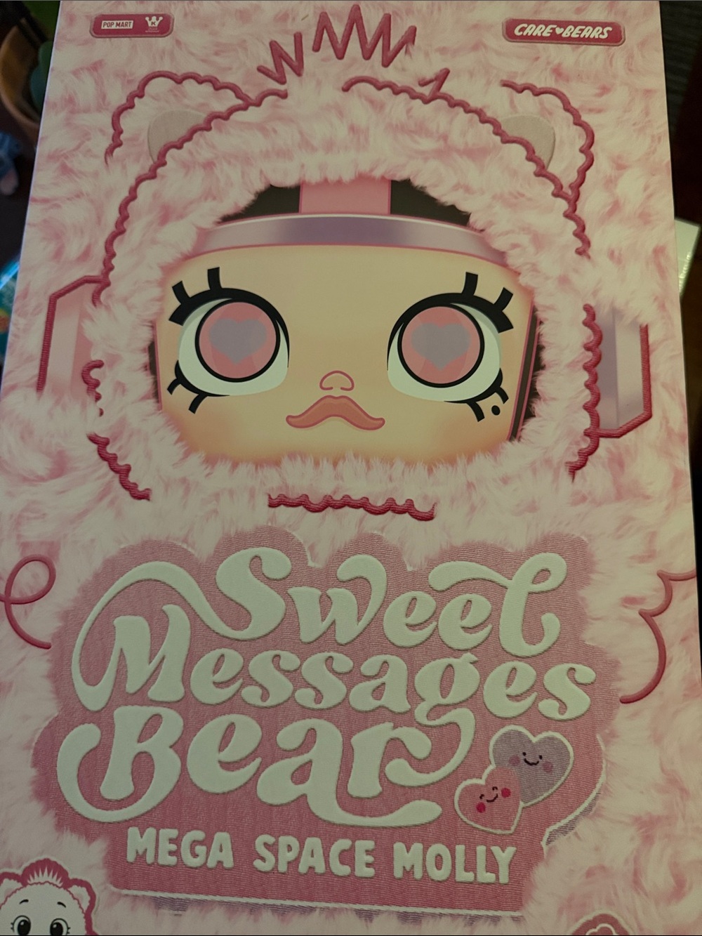 Space Molly Sweet Messages Bear Plush Pink Figure Set. Sealed Box - Picture 2 of 6